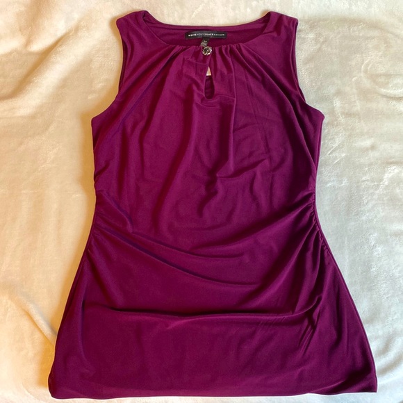 NWT WHBM sleeveless keyhole blouse - Picture 1 of 7